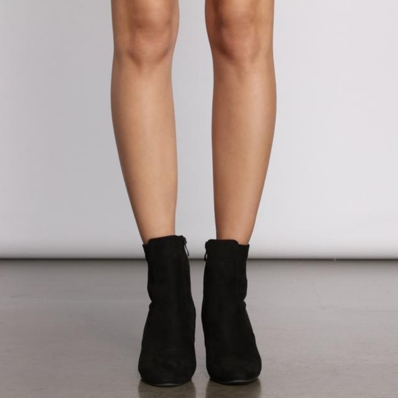 Top Moda Block heel booties size 10 - Picture 2 of 3